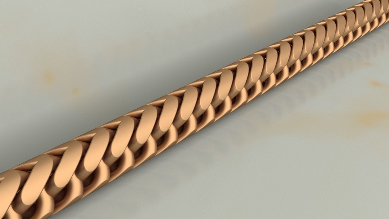 Miami Cuban Link Chain 9 mm Dragon model 3D print model_5