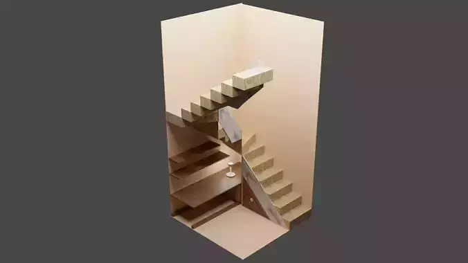 under stairs