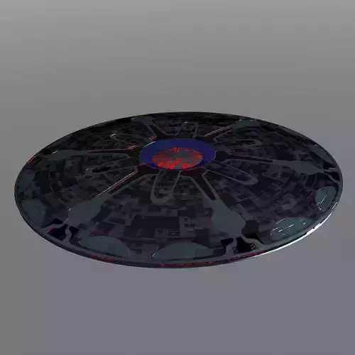 Detailed UFO Free 3D model Detailed UFO Free 3D model