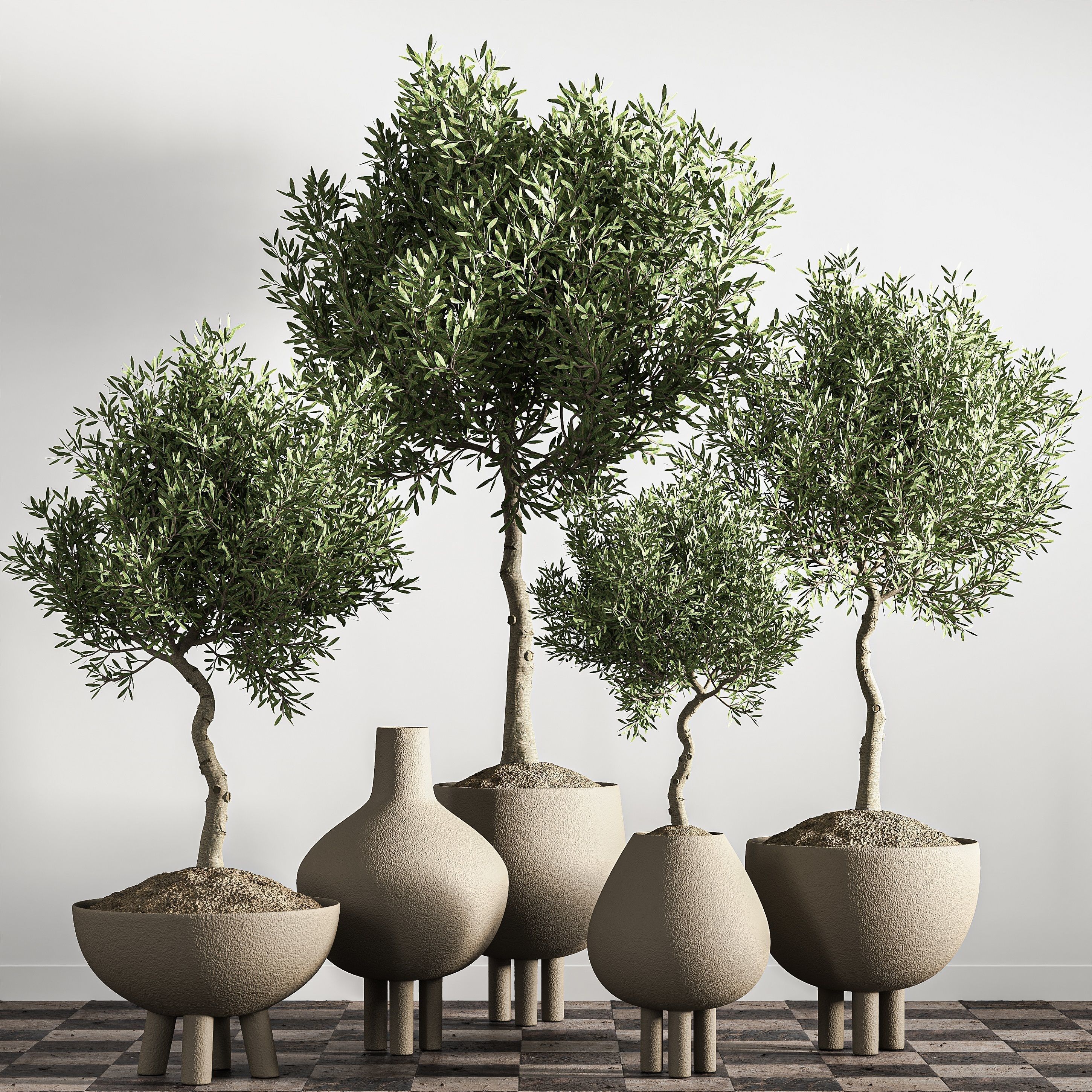 indoor plant stant 46 3D model_4