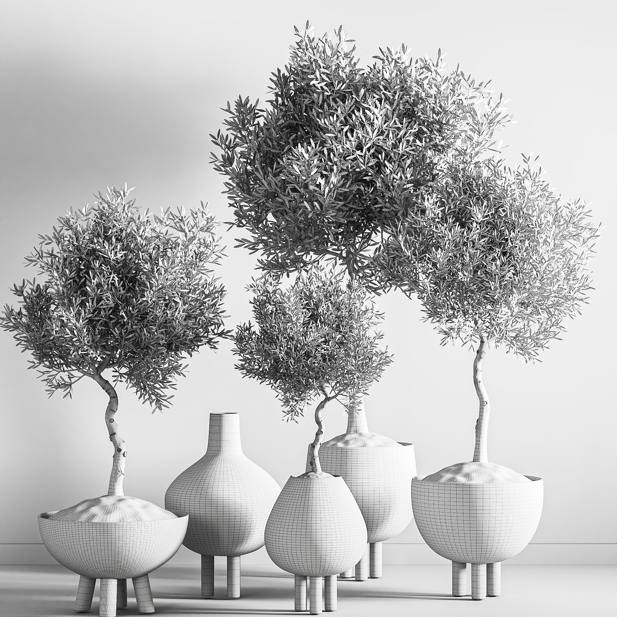 indoor plant stant 46 3D model_1