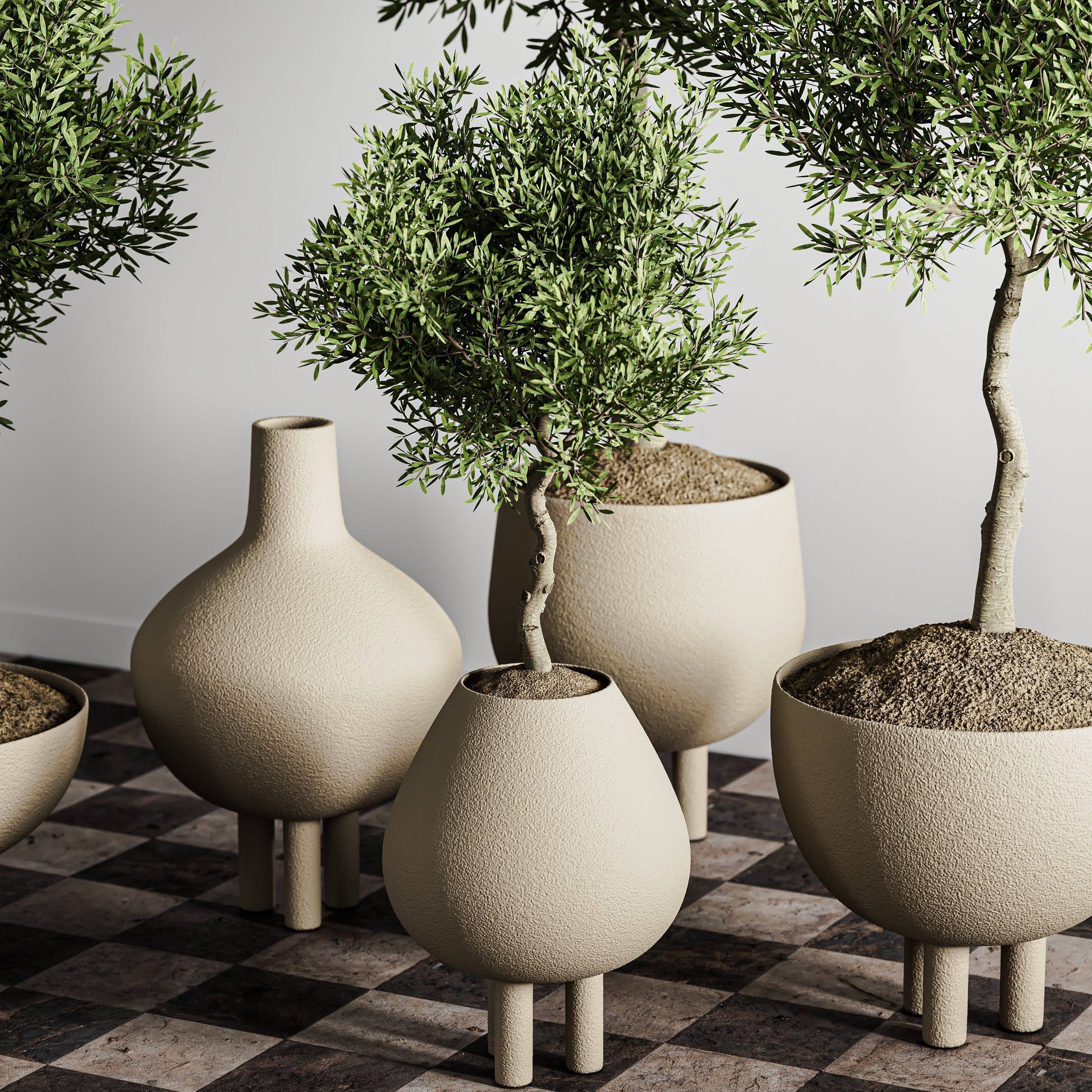 indoor plant stant 46 3D model_5