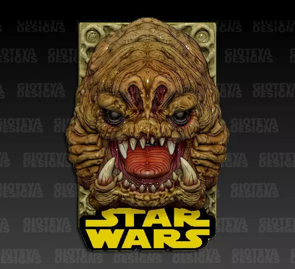 Starwars Rancor Magnet 3D model