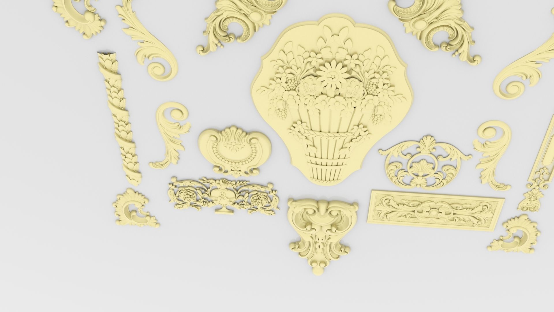 Ornamental Kitbash 3D print model_6