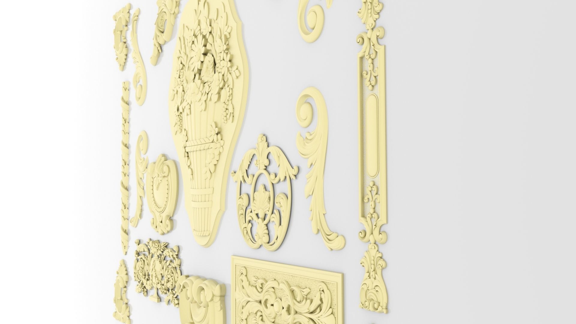 Ornamental Kitbash 3D print model_4