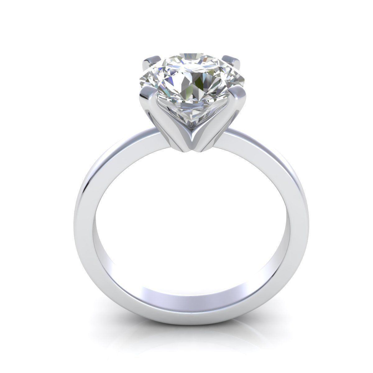 Albert Lin Diamond Ring 3D print model_4