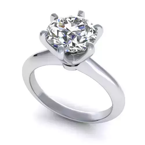 Jack Leung  Solitaire Diamond Ring
