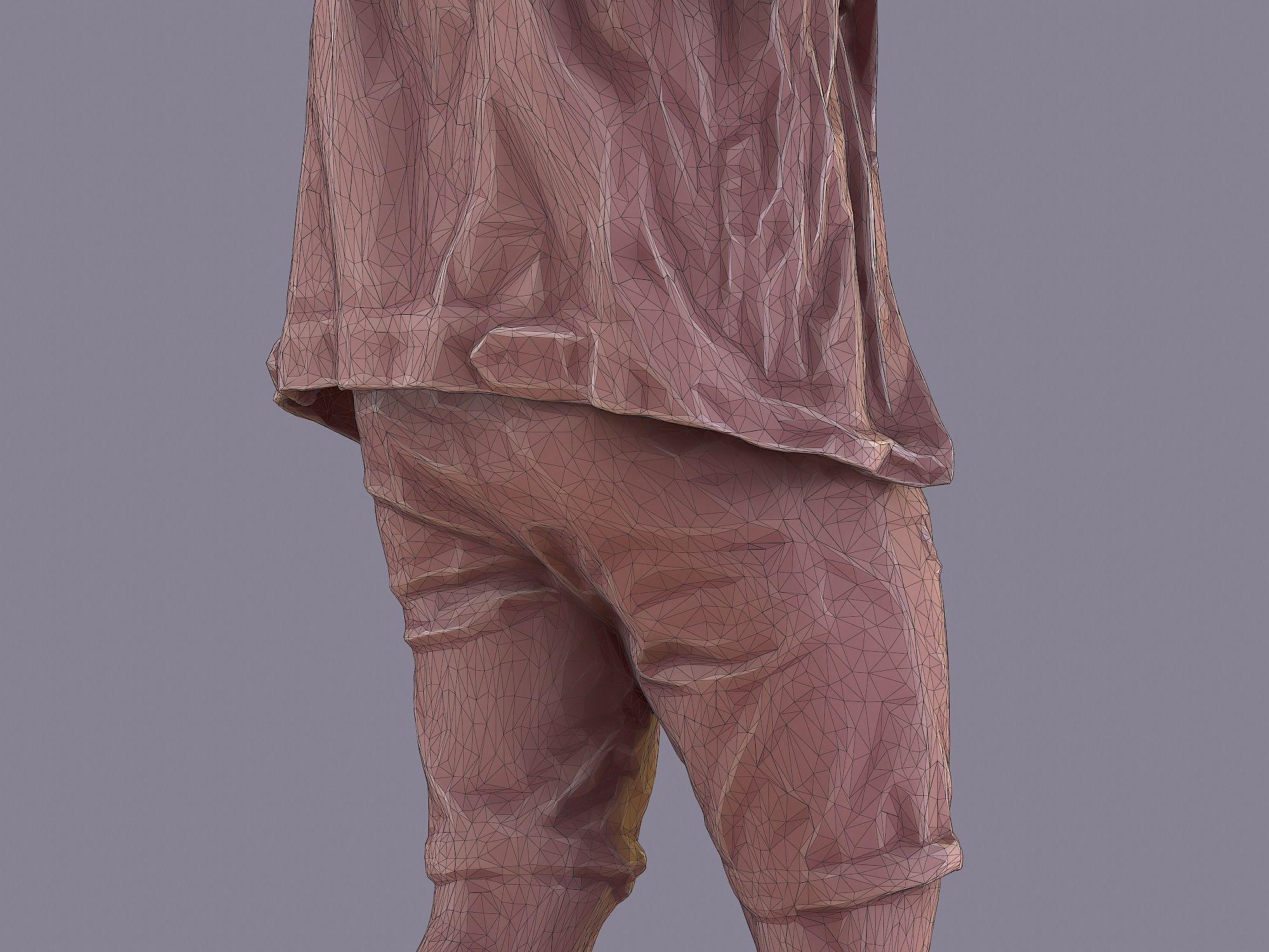 Dude Talking by Phone 3D model_13