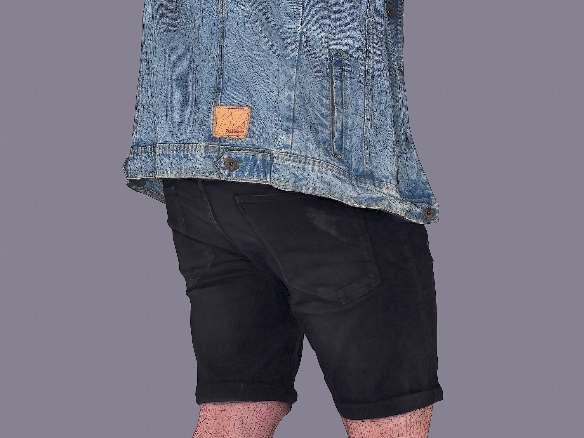 Dude Talking by Phone 3D model_12