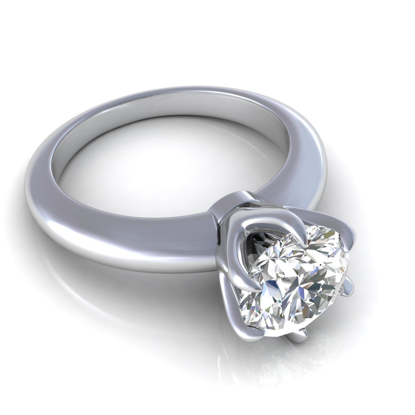  Yohan Kim Solitaire Diamond Ring 3D print model_2