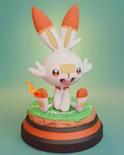 Pokemon - Scorbunny Figure