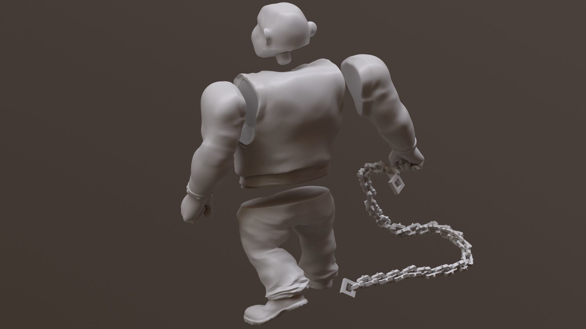 Dumbo Pre-mutation TMNT 1987 Printable 3D print model_3