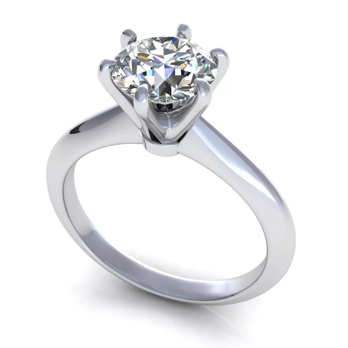 Edmund Ho Solitaire Ring 3D print model