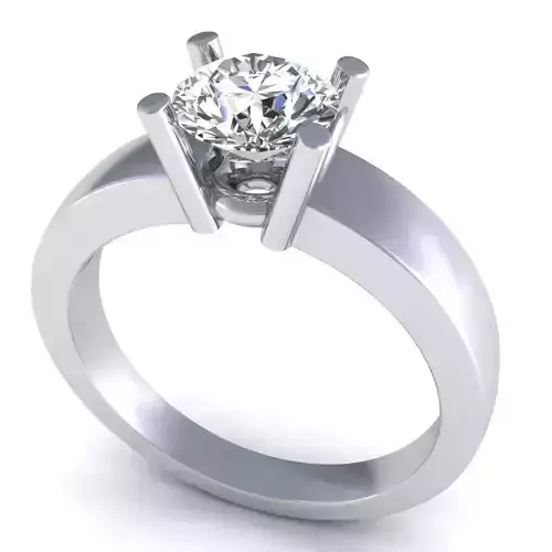 Kristian Sanchez Solitaire Diamond Ring