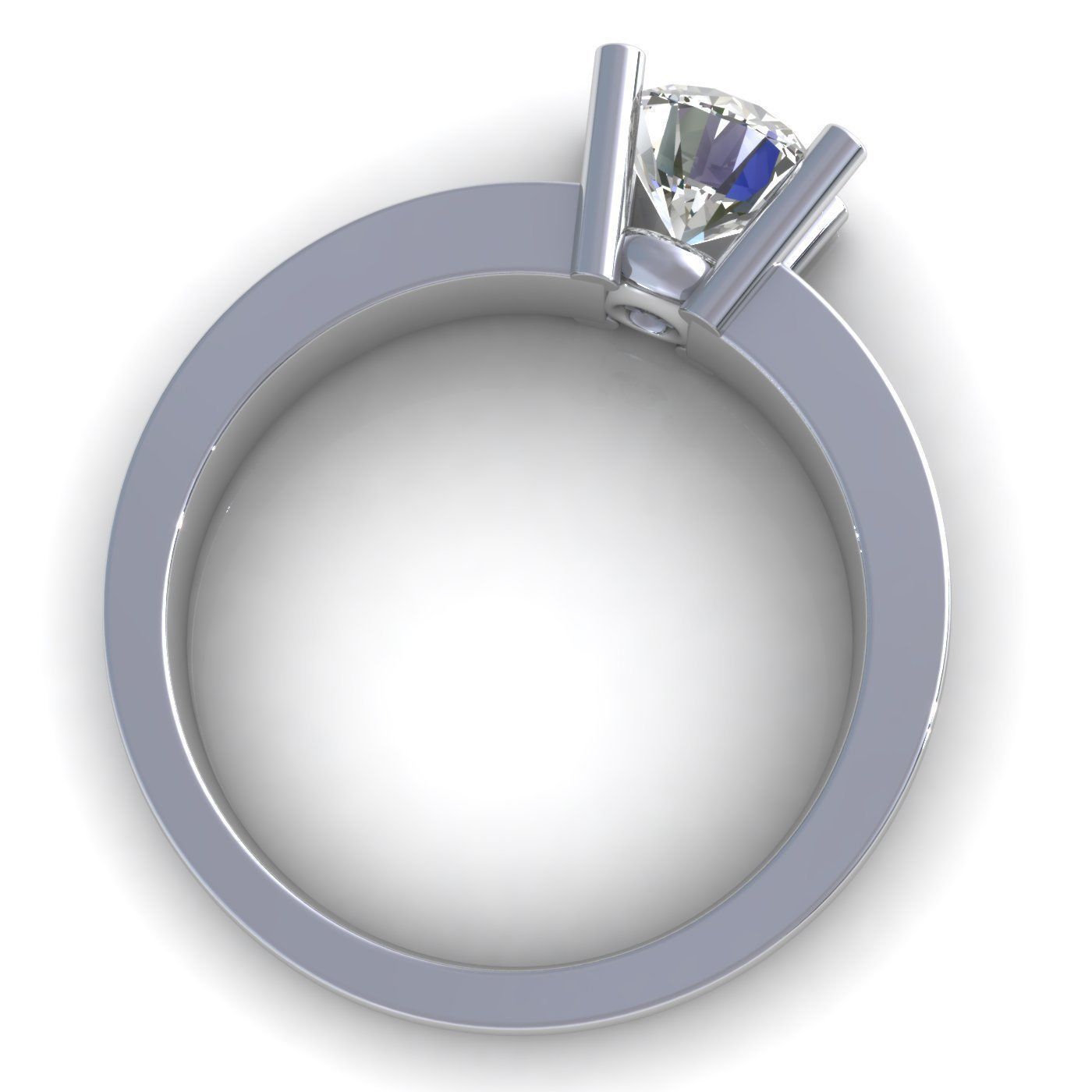 Kristian Sanchez Solitaire Diamond Ring 3D print model_4