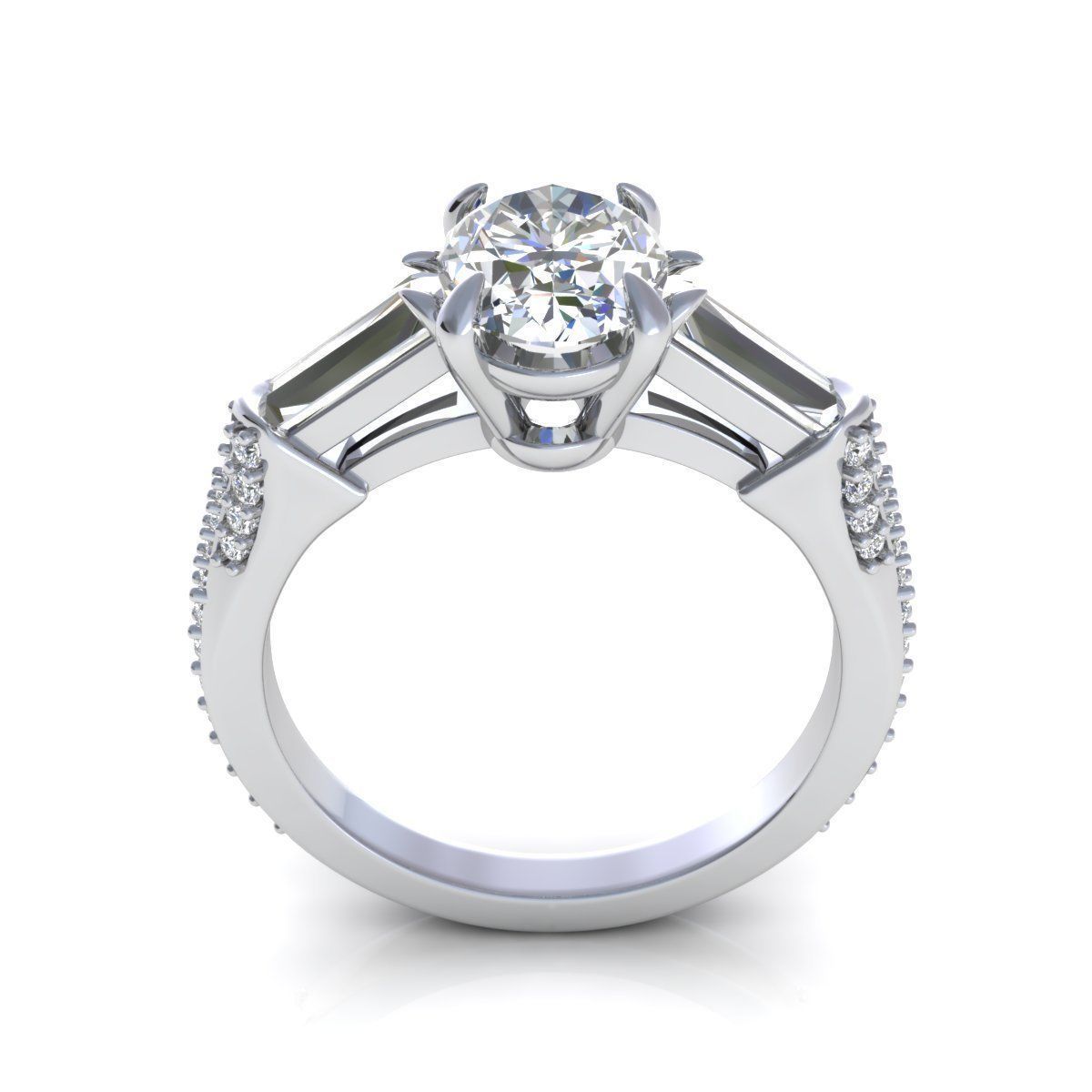 Richard Walsh Diamond Ring 3D print model_1