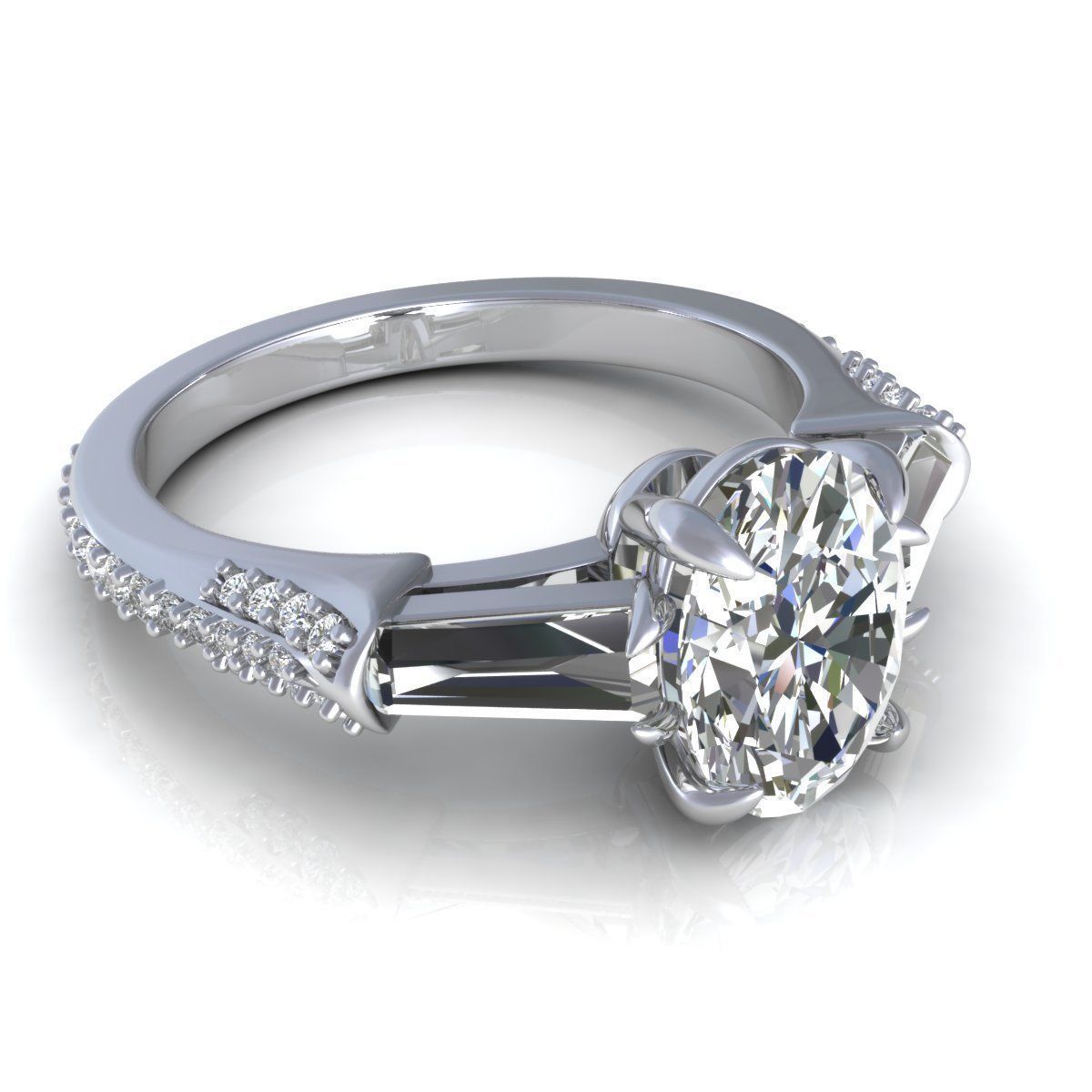 Richard Walsh Diamond Ring 3D print model_4