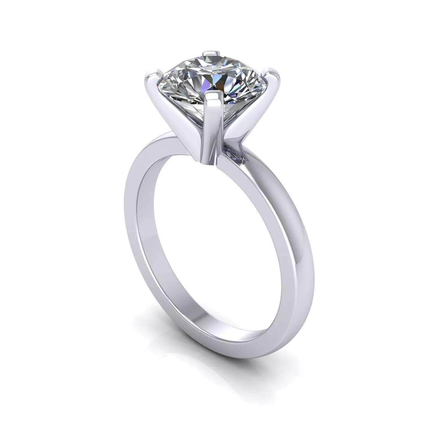 Peter Littewood Solitaire Diamond Ring 3D print model