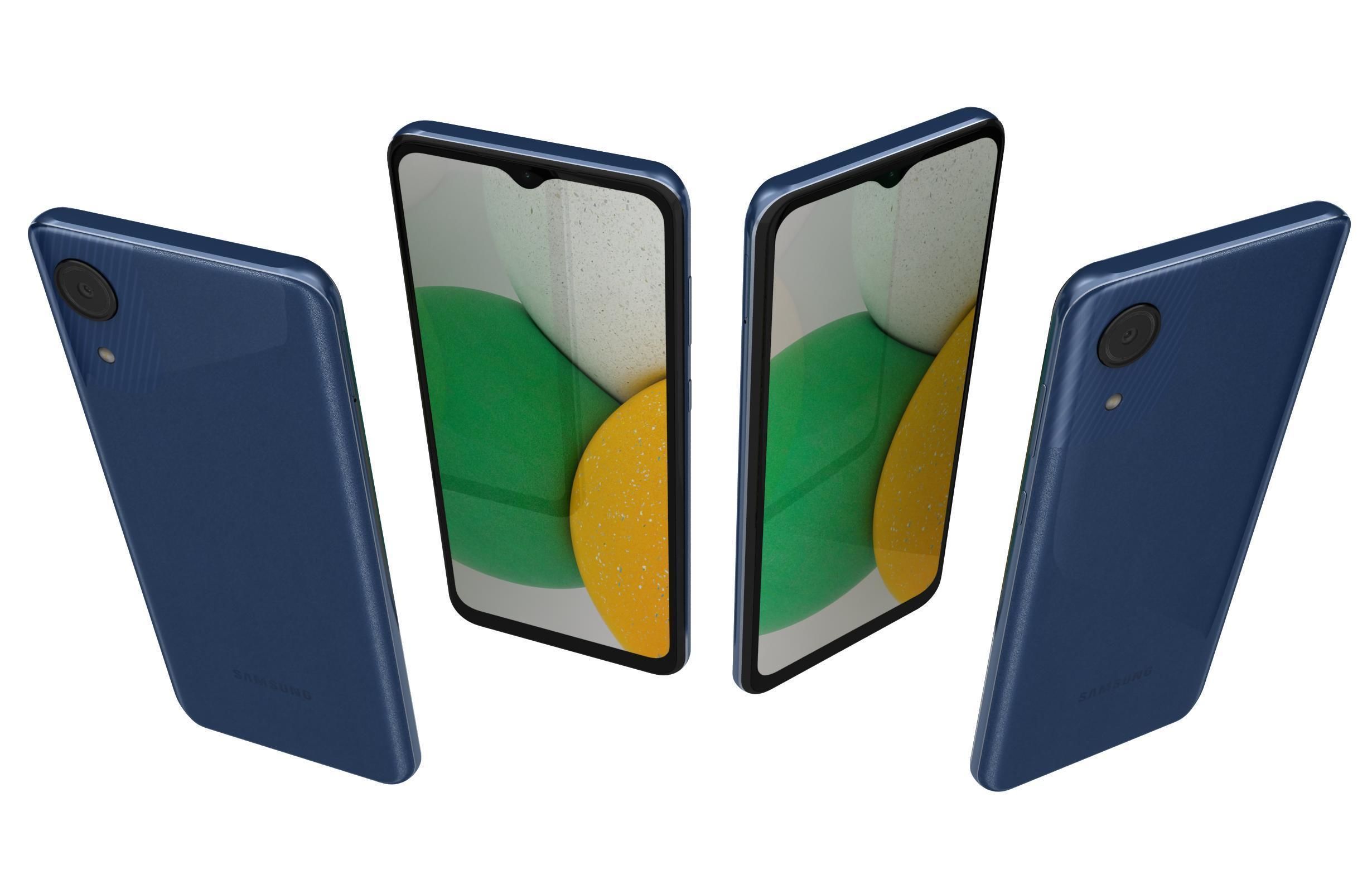 Samsung Galaxy A03 Core Blue 3D model_4