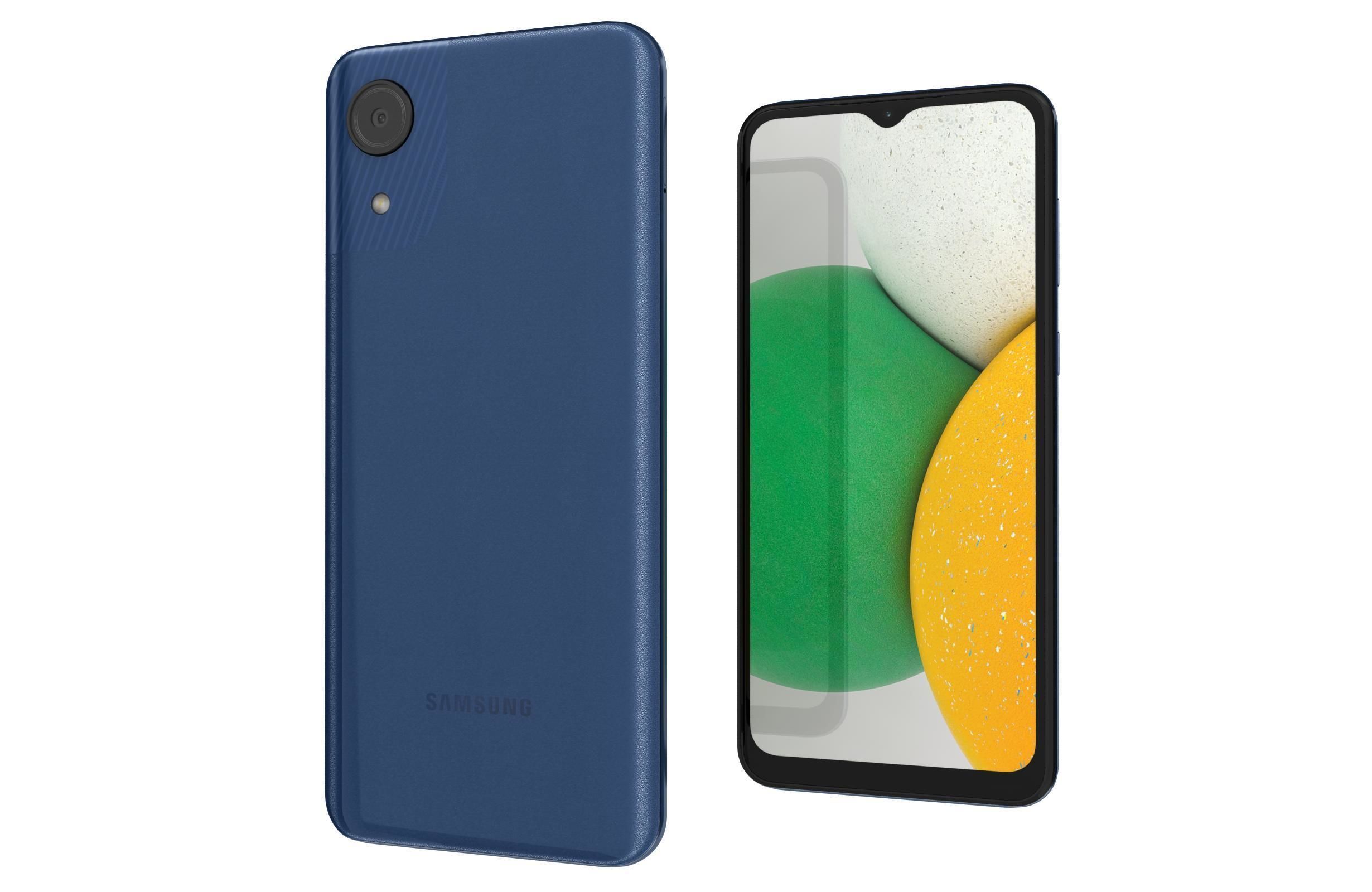 Samsung Galaxy A03 Core Blue 3D model_7