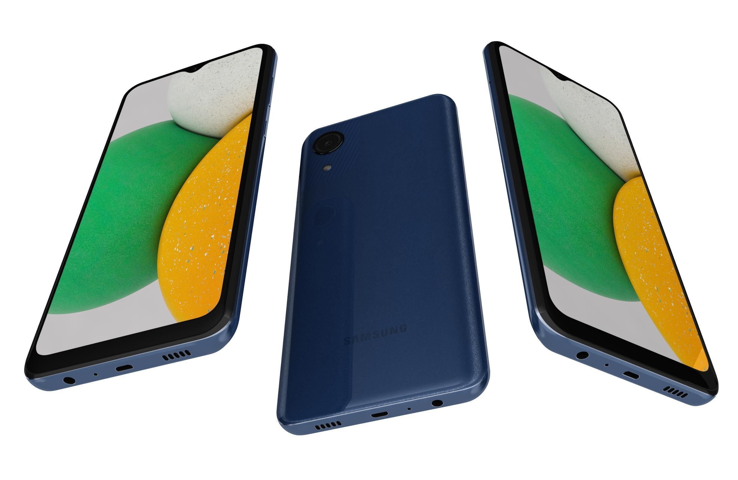 Samsung Galaxy A03 Core Blue 3D model_2