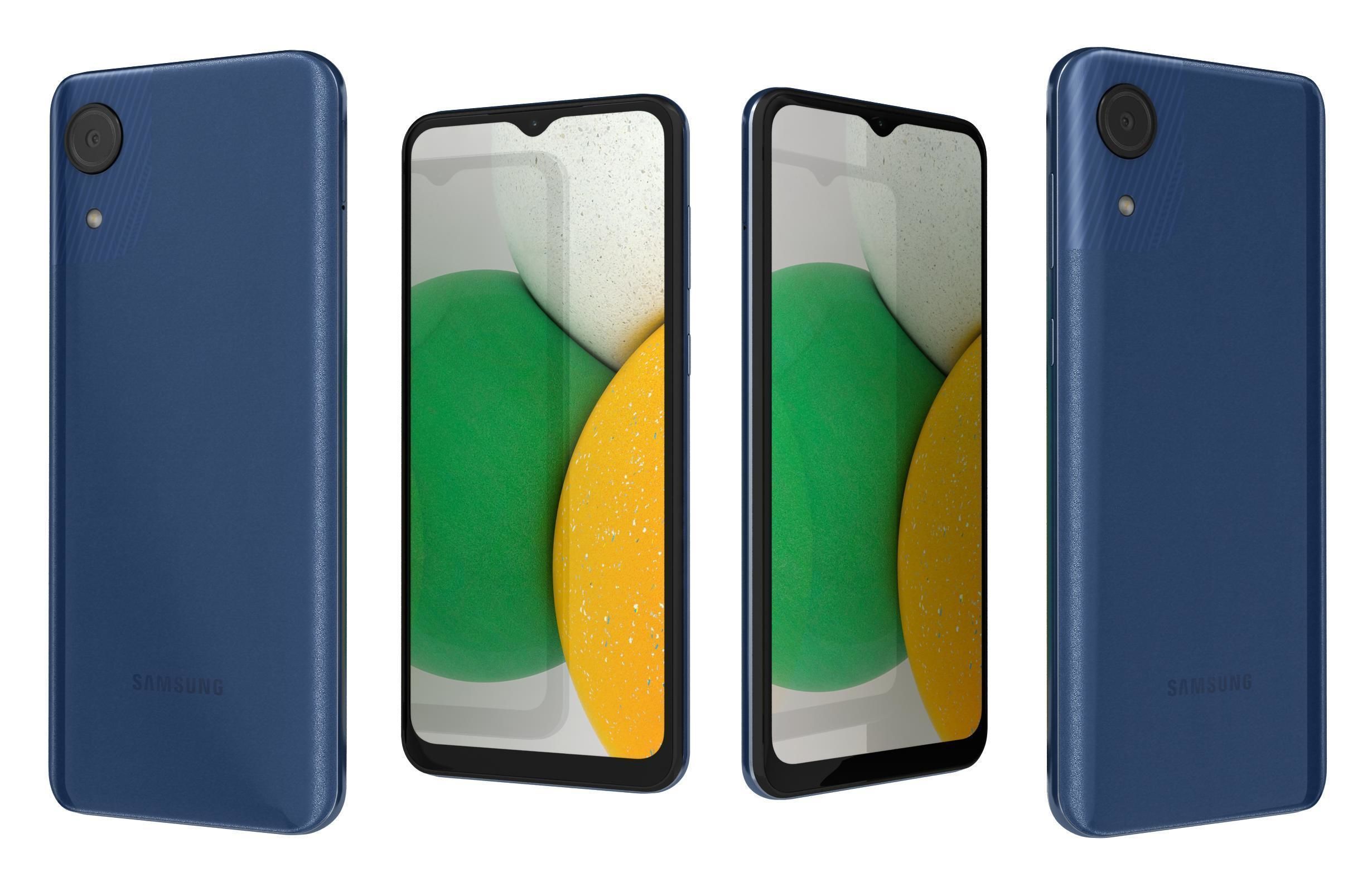 Samsung Galaxy A03 Core Blue 3D model_3