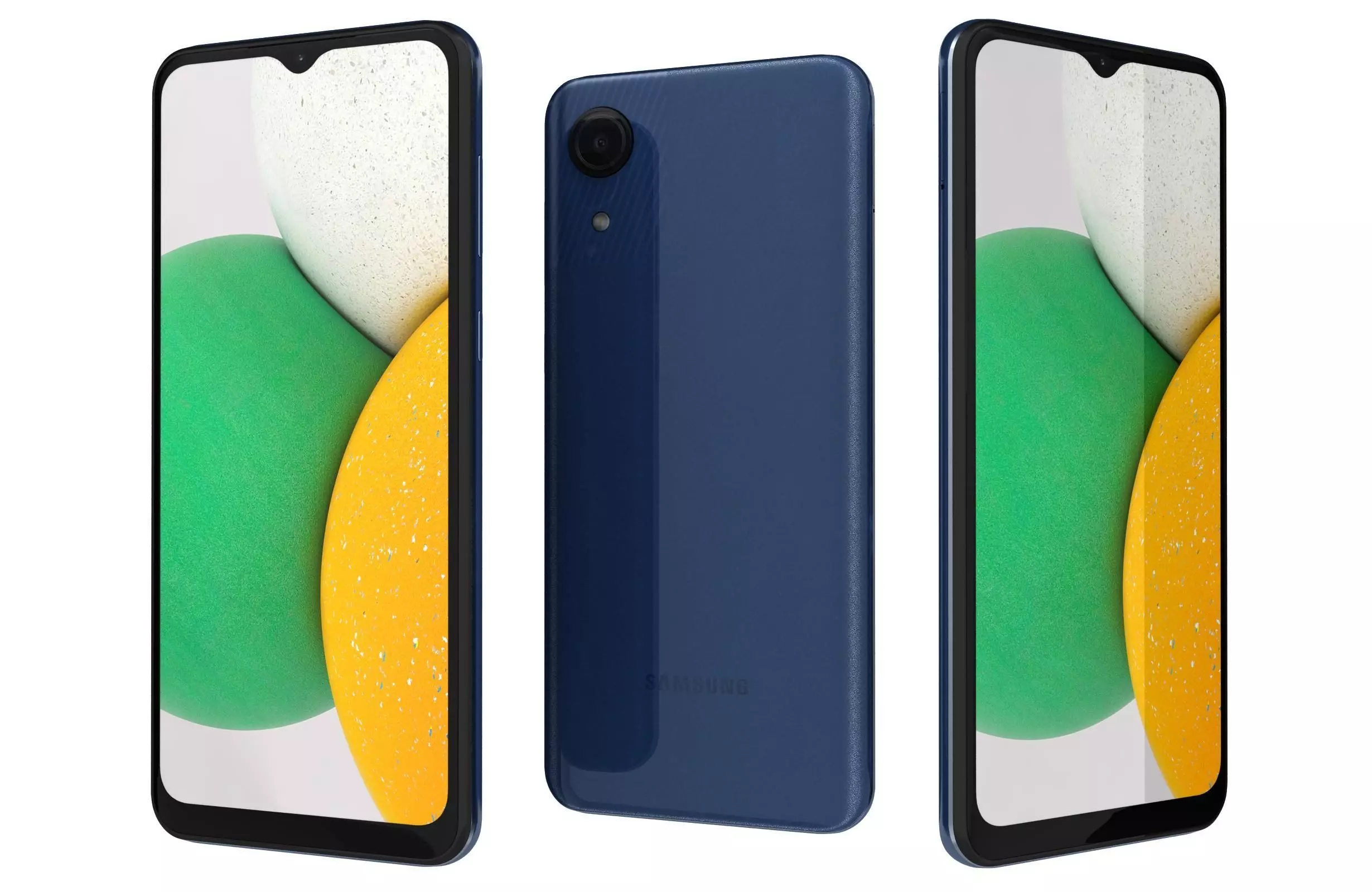 Samsung Galaxy A03 Core Blue 3D model_0