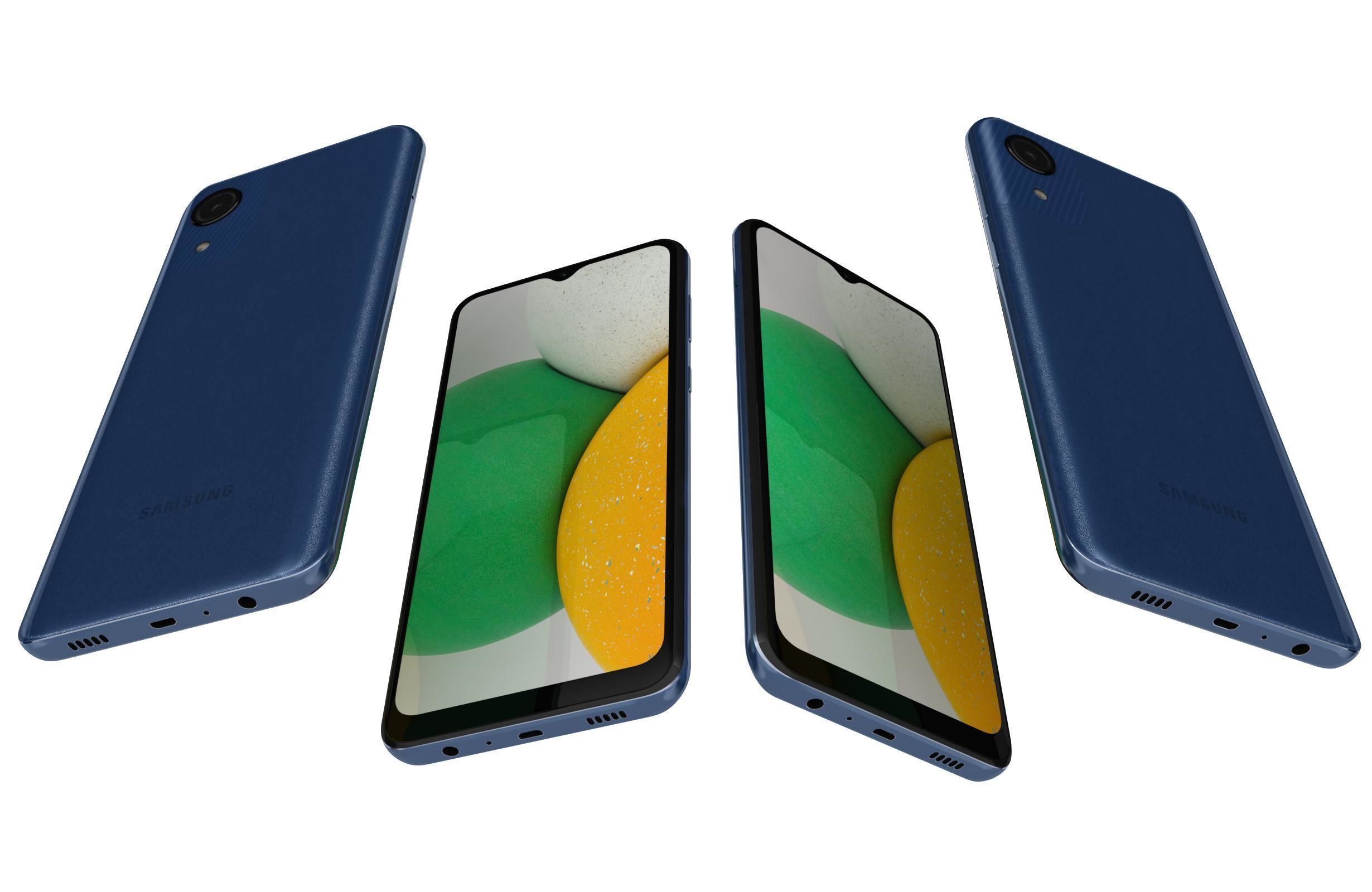 Samsung Galaxy A03 Core Blue 3D model_5
