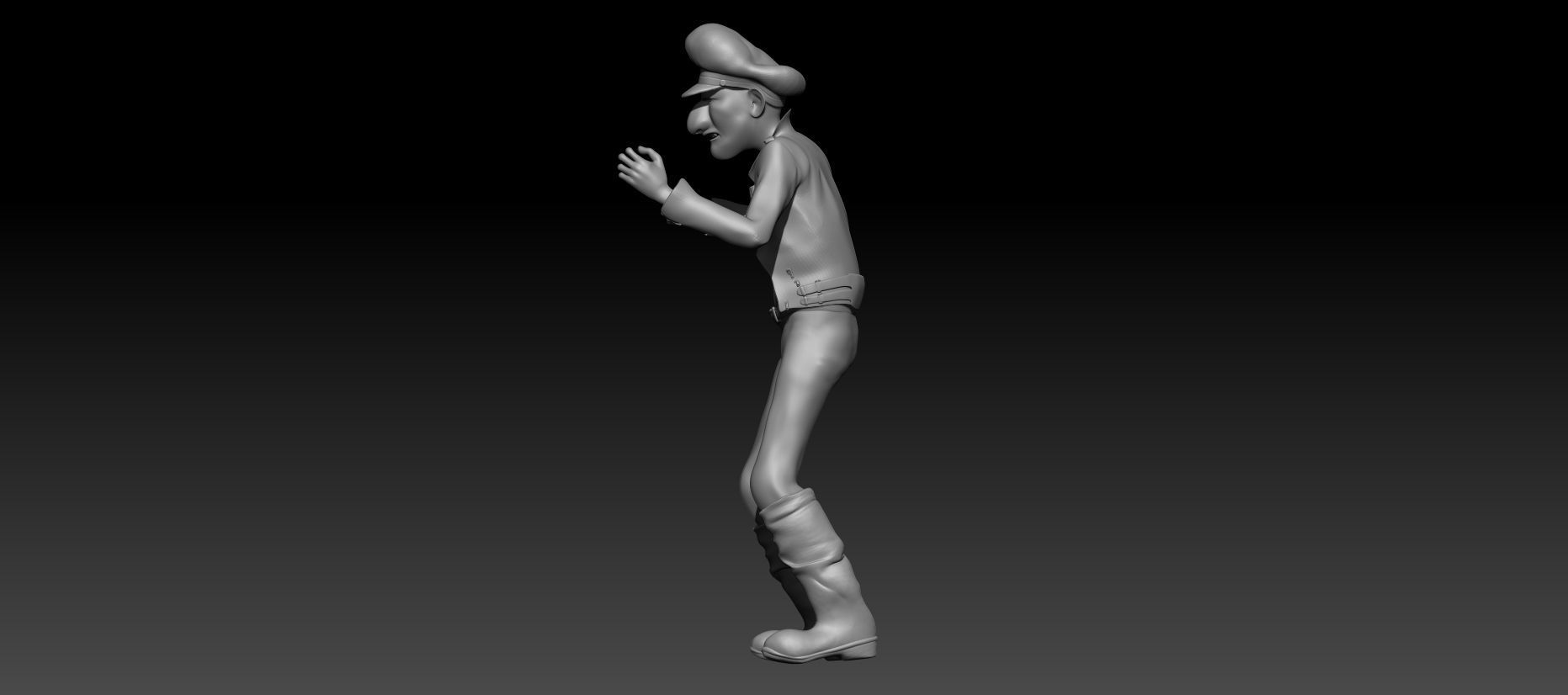 Dopey - Pre-mutation - TMNT 1987 3D print model_4