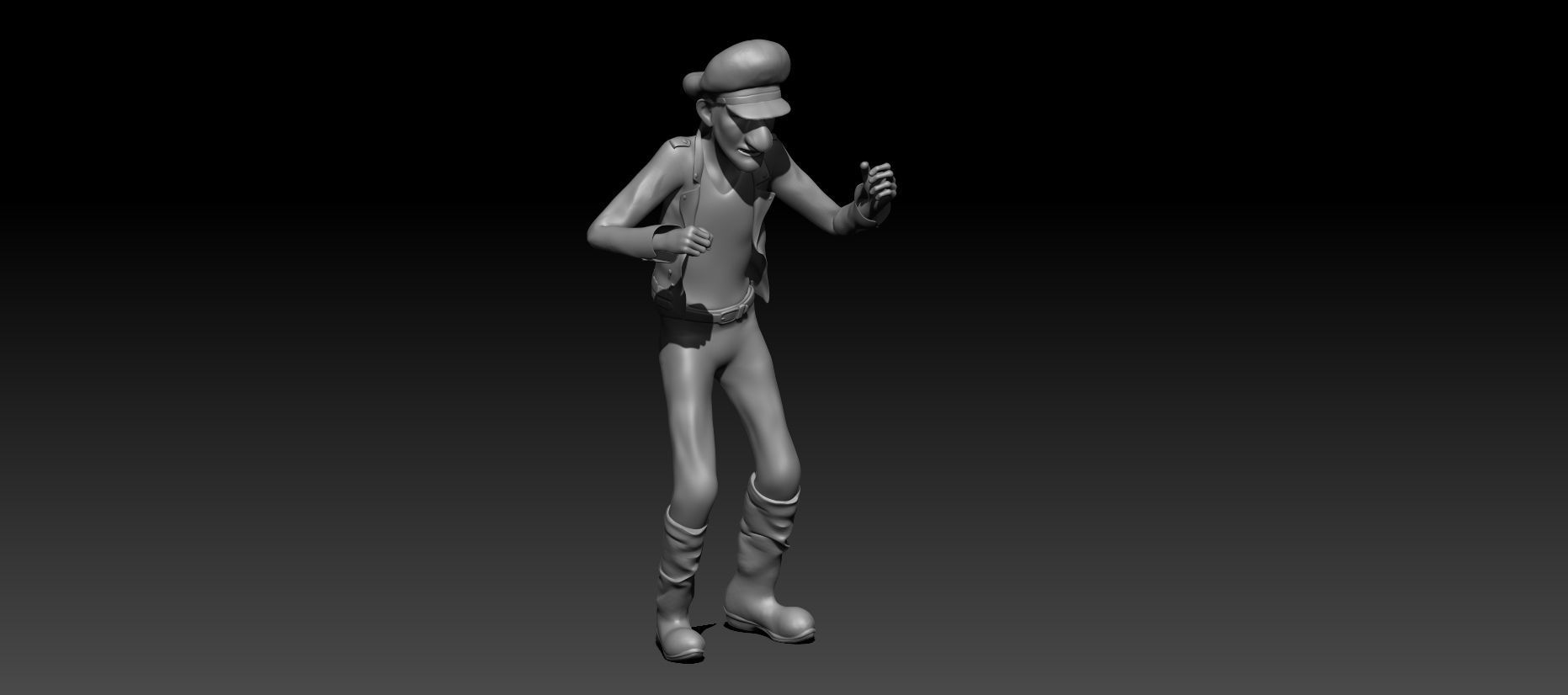 Dopey - Pre-mutation - TMNT 1987 3D print model_7
