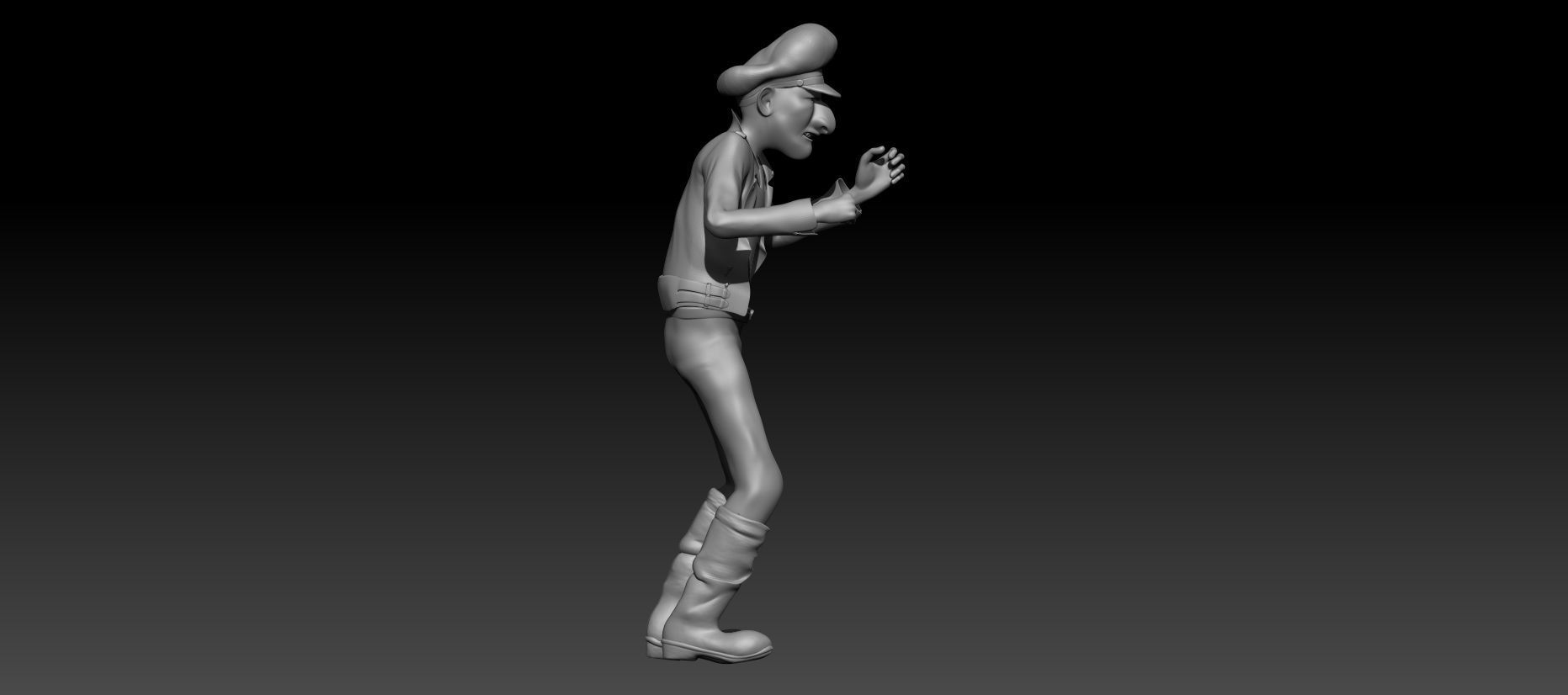 Dopey - Pre-mutation - TMNT 1987 3D print model_5