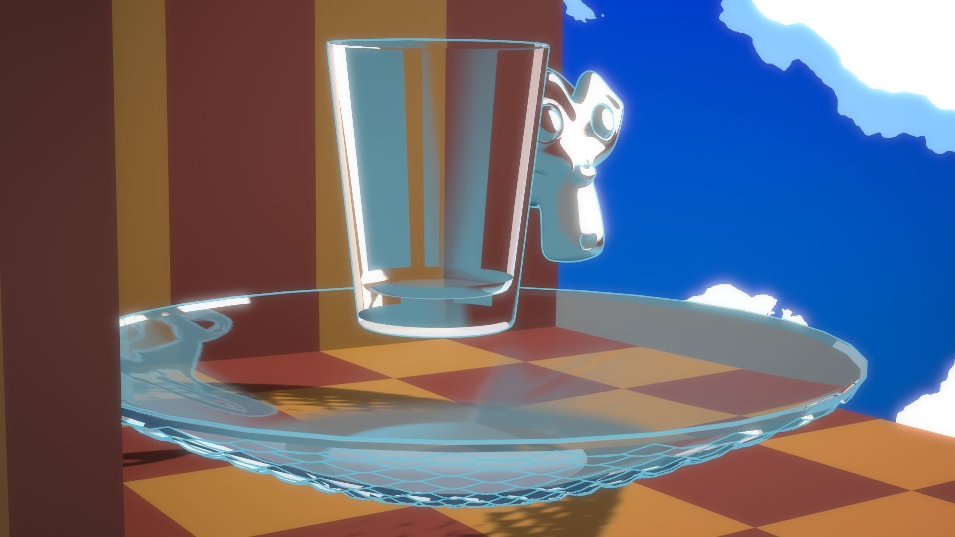 For Anime in Blender - Glassware Shaders 3D model_9