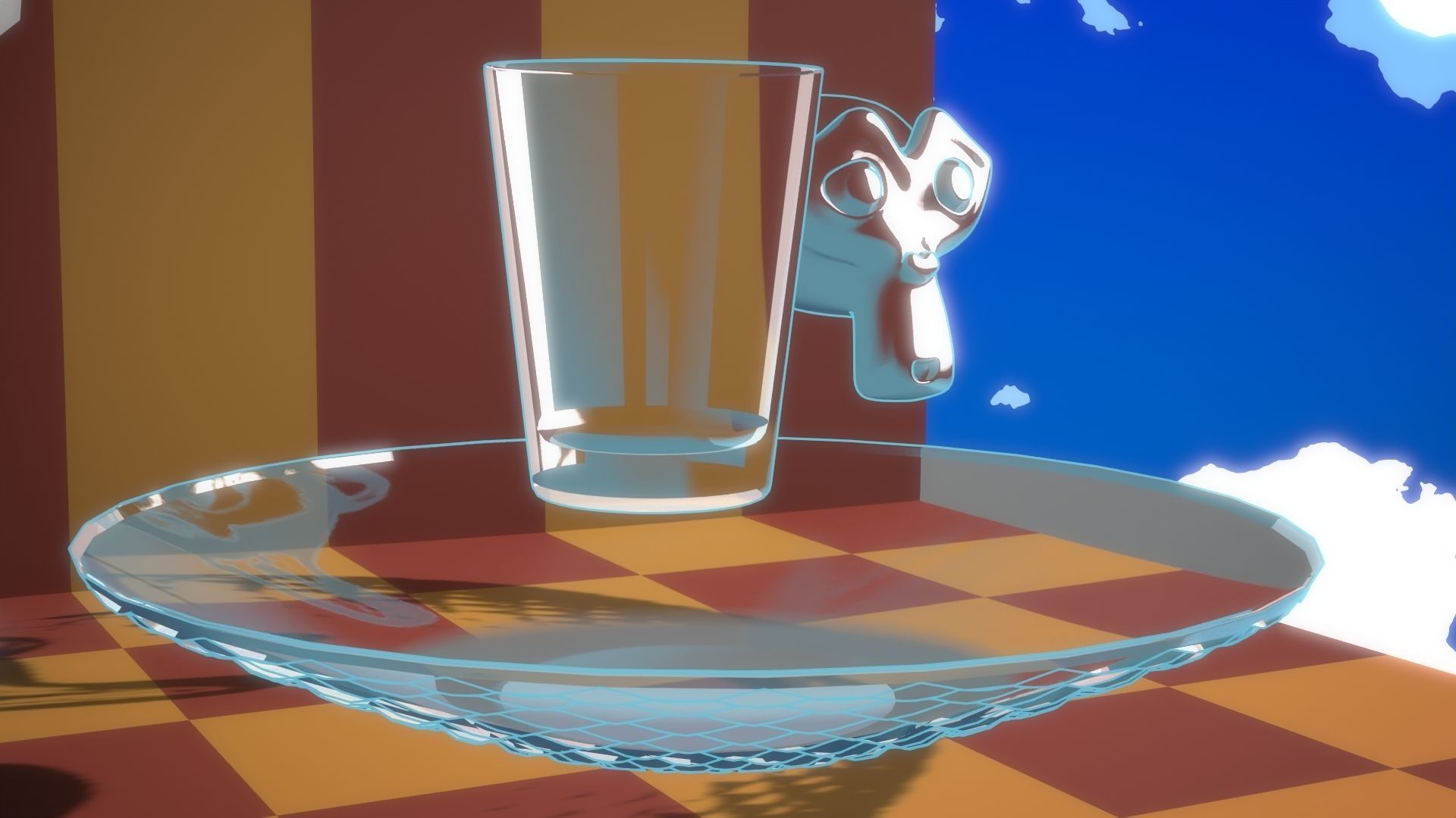 For Anime in Blender - Glassware Shaders 3D model_13