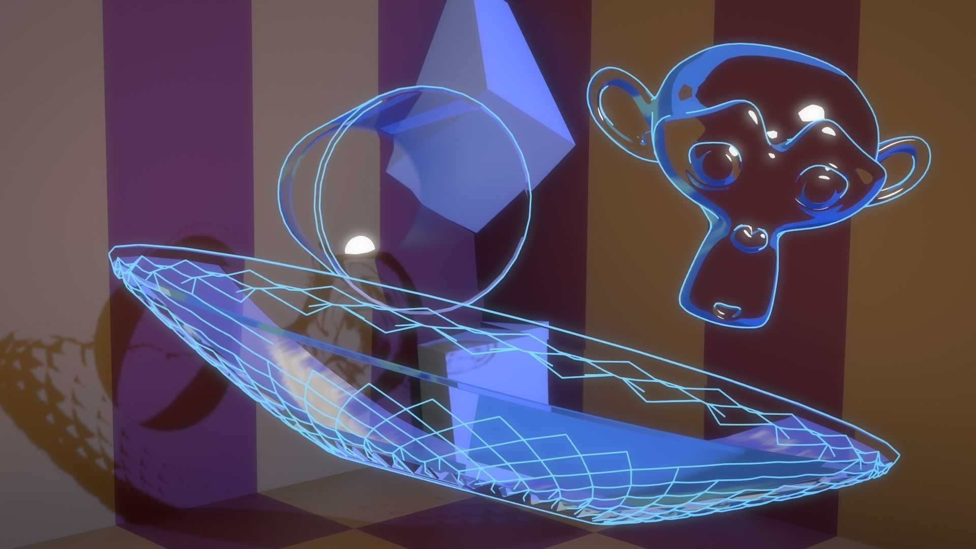 For Anime in Blender - Glassware Shaders 3D model_25