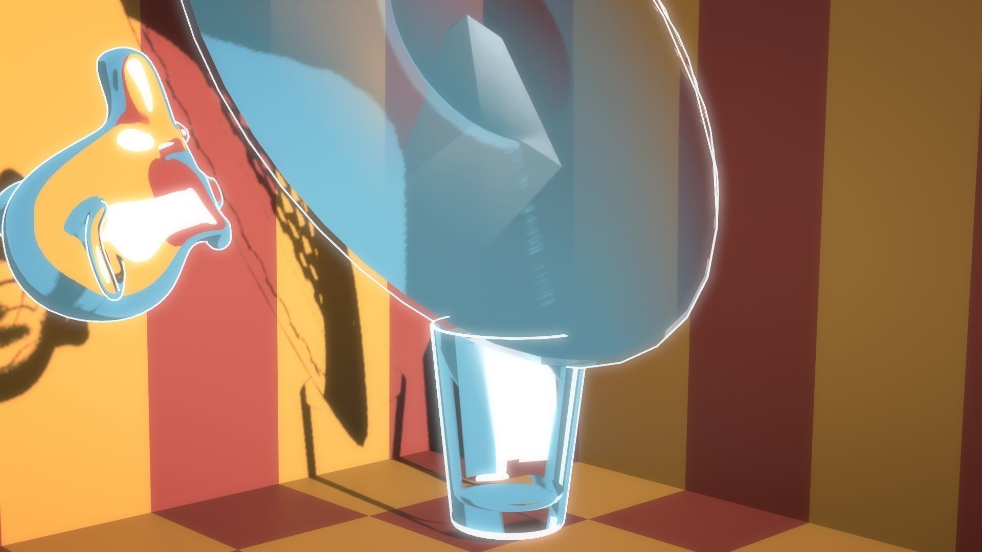 For Anime in Blender - Glassware Shaders 3D model_21
