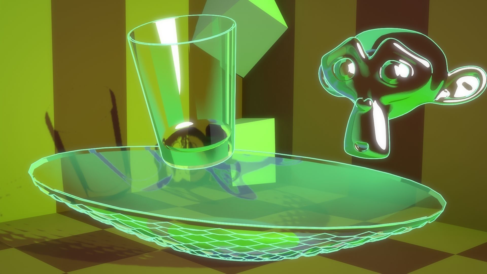 For Anime in Blender - Glassware Shaders 3D model_28