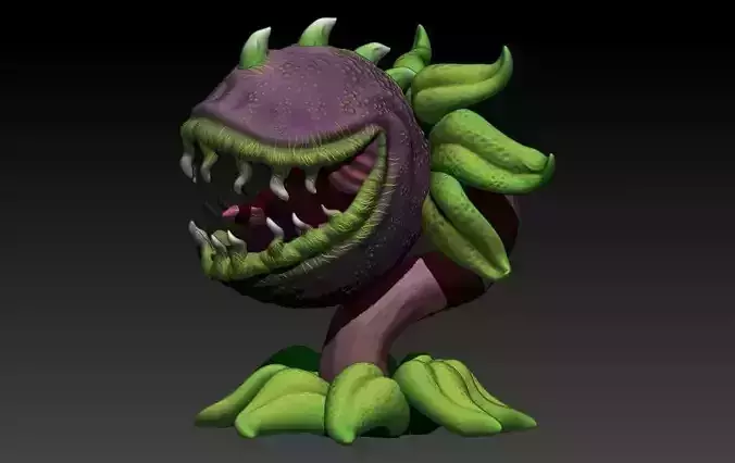PlantasvsZombies monster with teeth