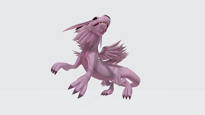 Magnadramon dragon 3D print model