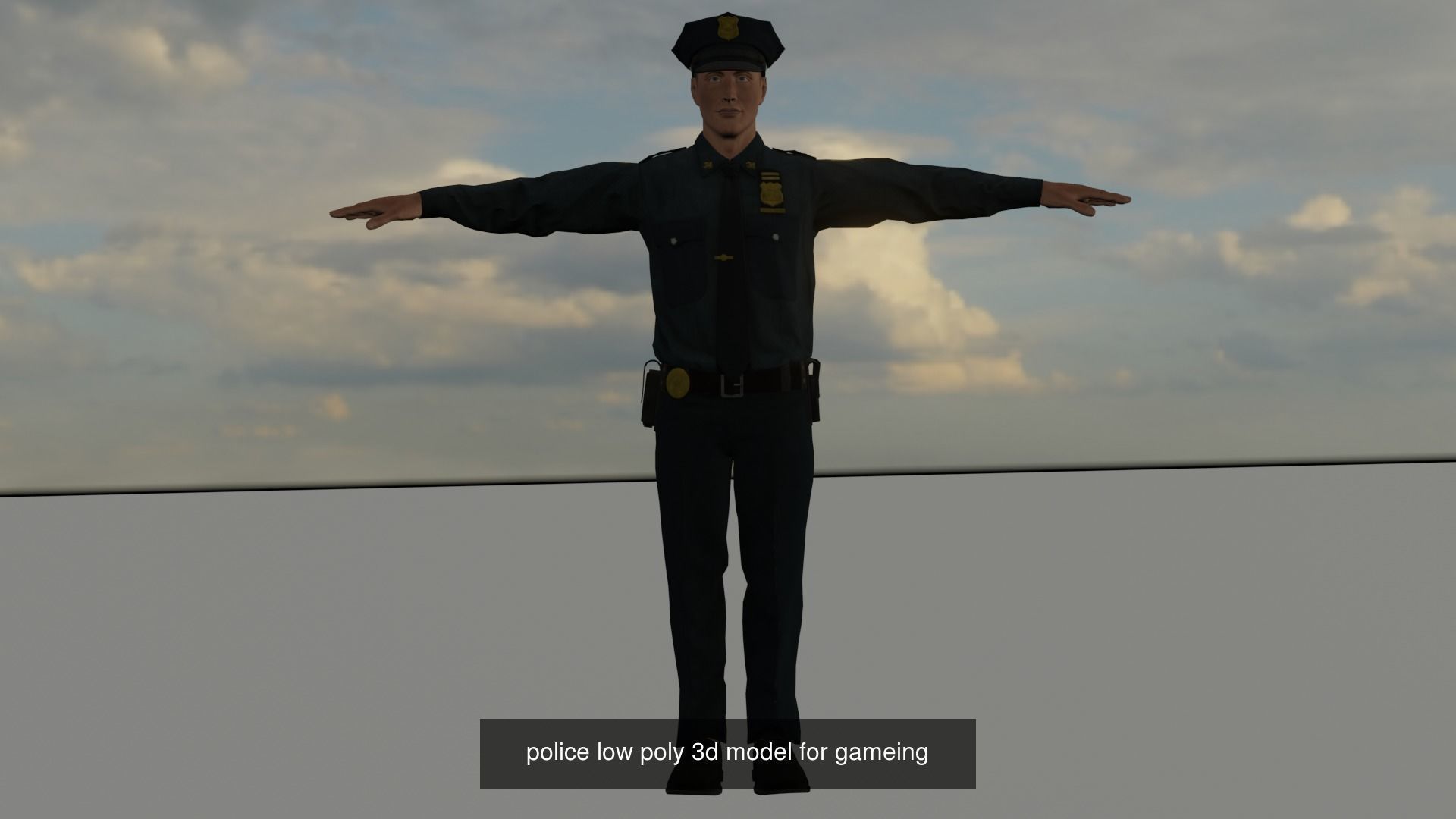 police and soldier pack for unity 3D Model Collection_1