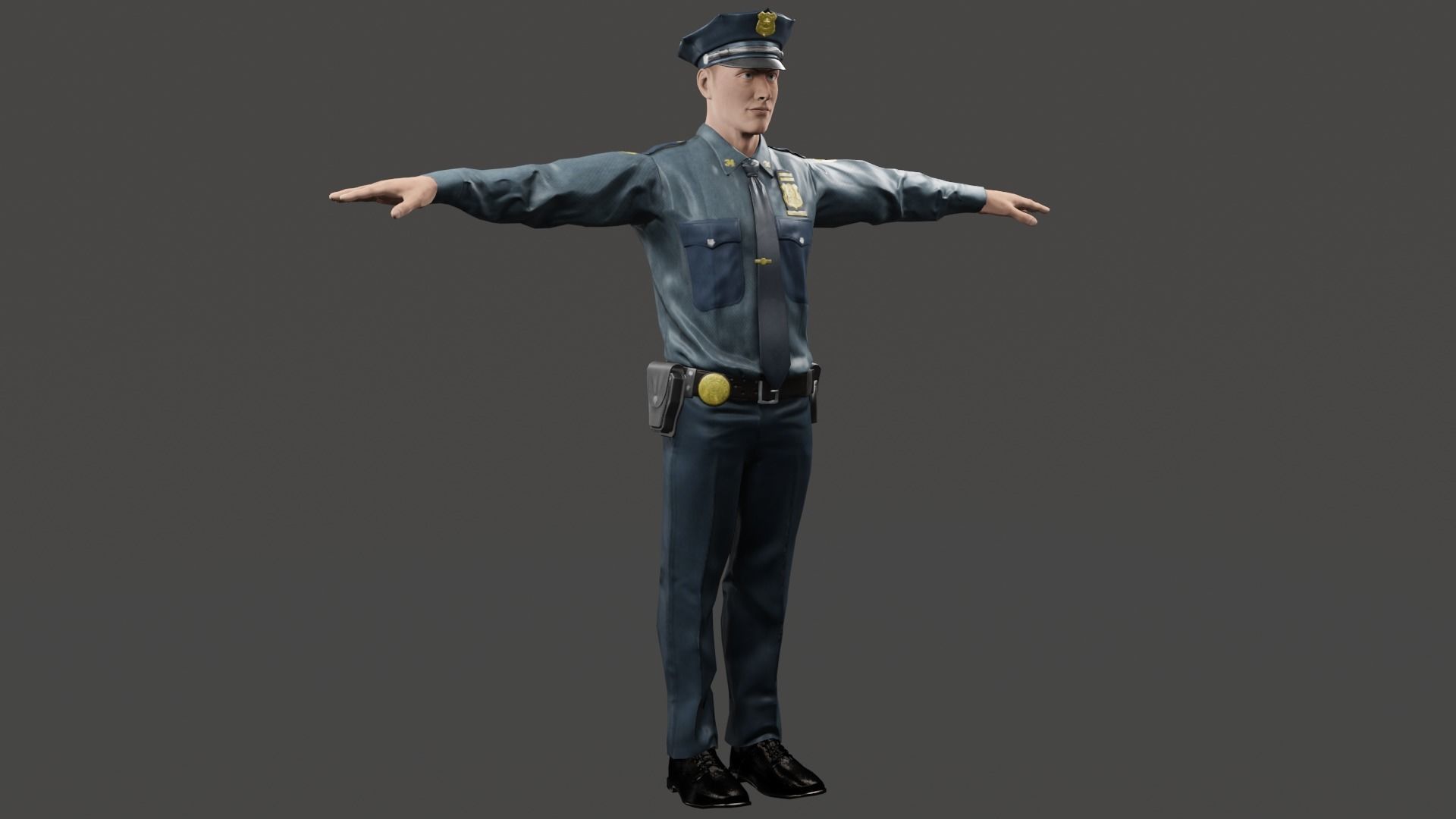 police and soldier pack for unity 3D Model Collection_8