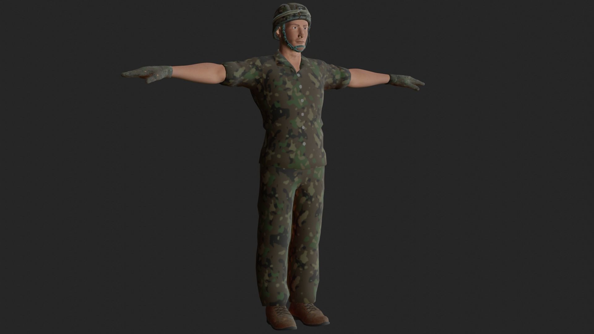 police and soldier pack for unity 3D Model Collection_12