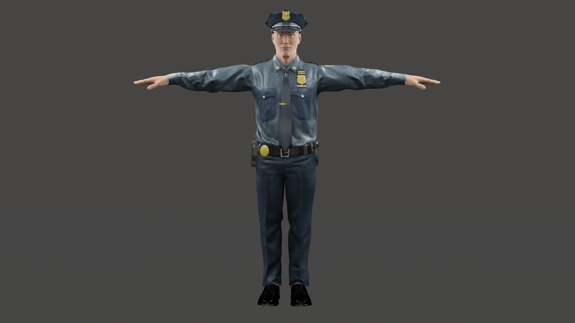 police and soldier pack for unity 3D Model Collection_7