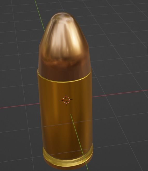 45 ACP Bullet Free 3D model_2
