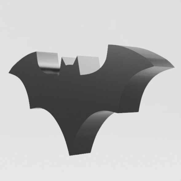Batman logo 3D model_5