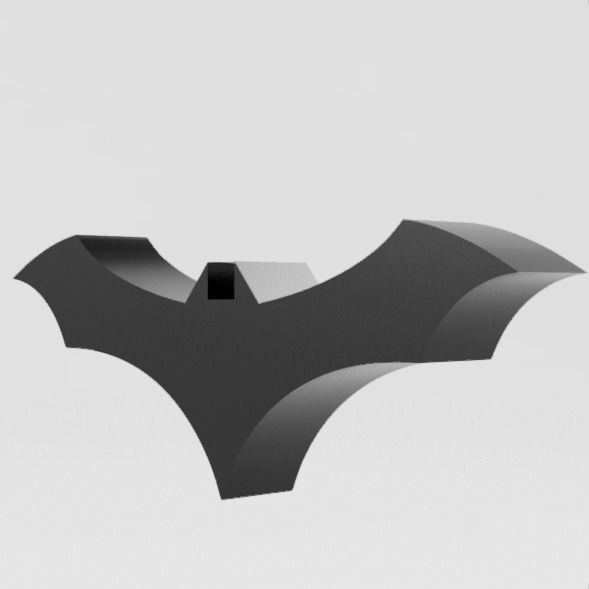 Batman logo 3D model_7