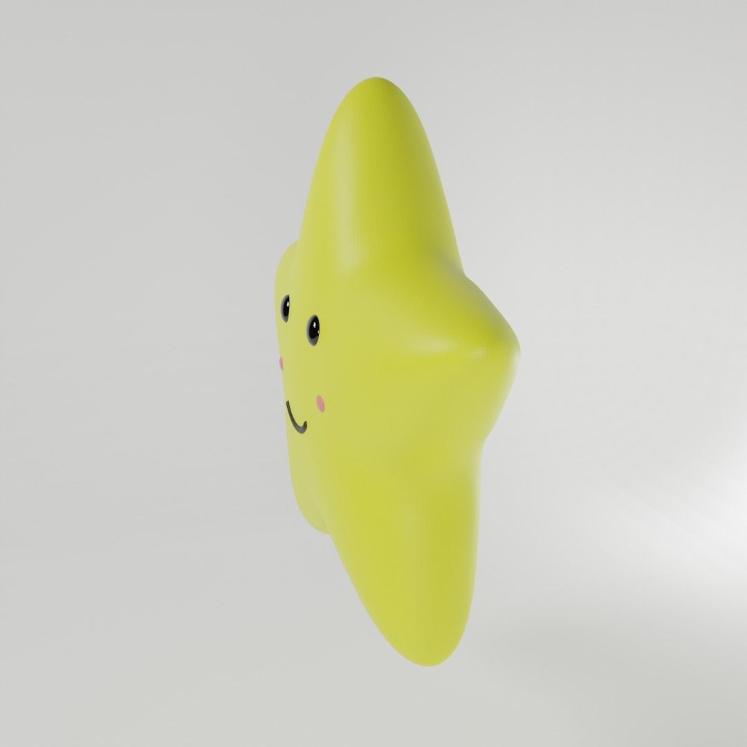 Cute Star Free 3D model_1
