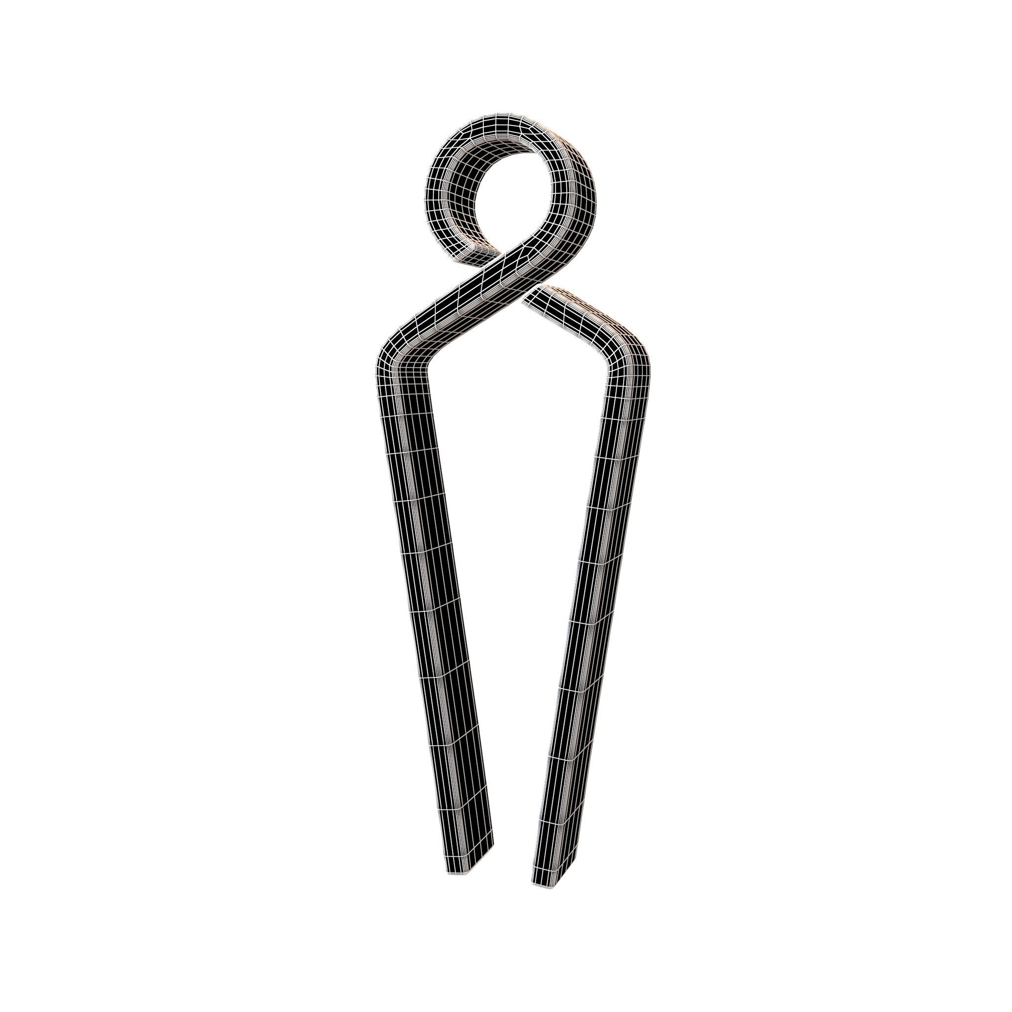 Boy Symbol v4 002 Low-poly 3D model_4