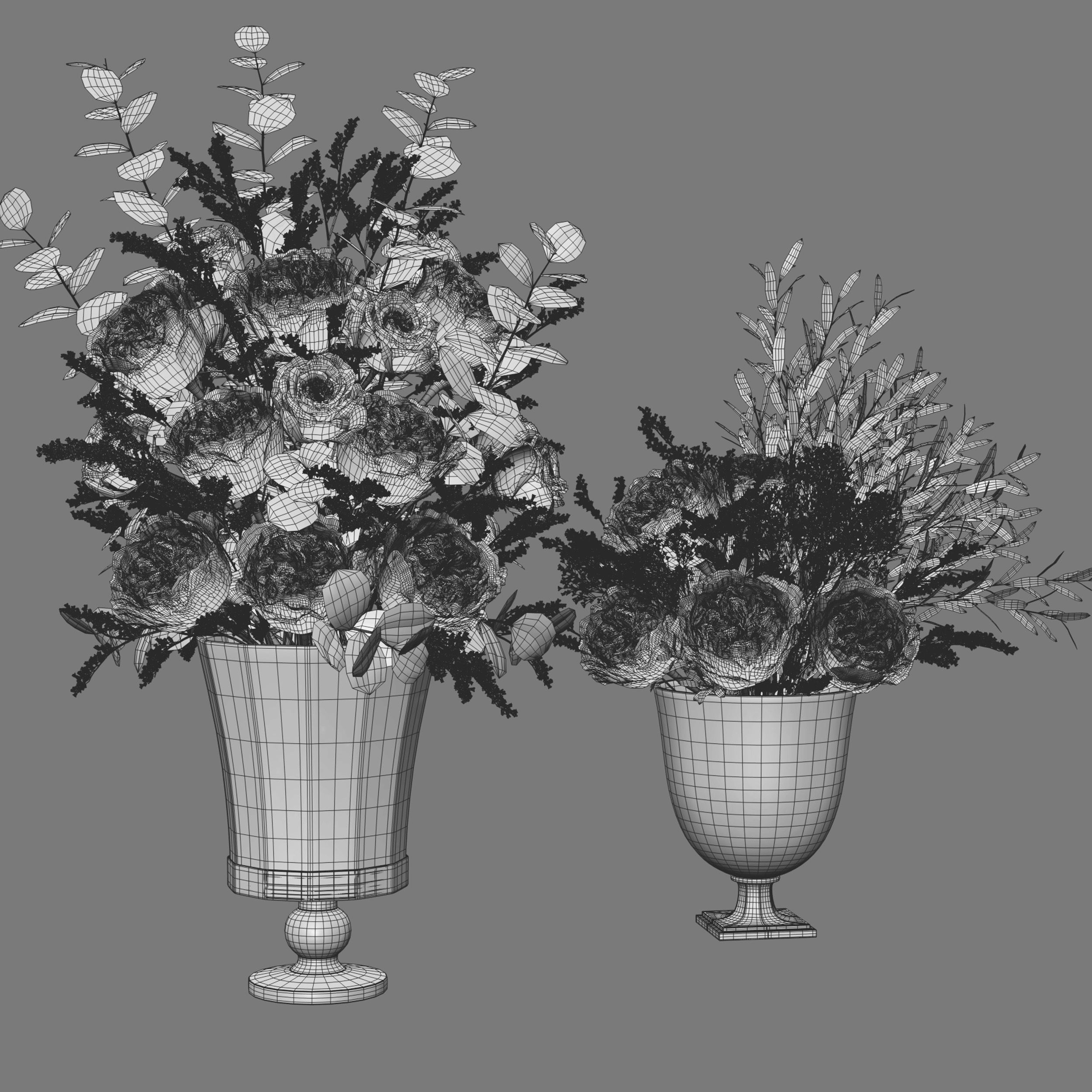 Flower Set 018 Rose Caspian 3D model_6