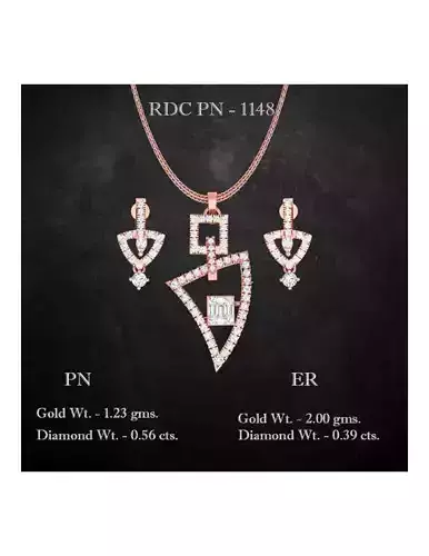 Pendant Earrings combo - 1148