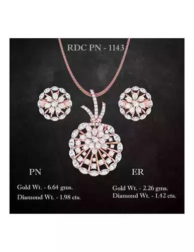 Pendant Earrings combo - 1143